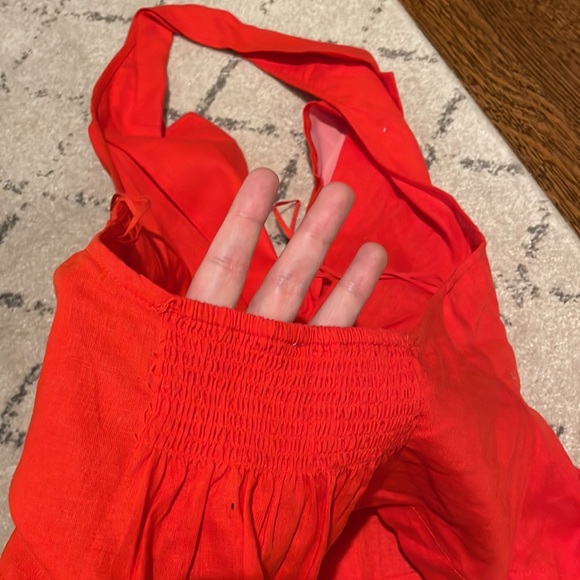 Free People Open Back Halter Crop Top - Picture 2 of 3